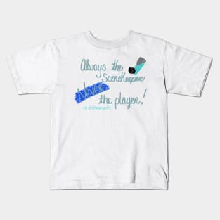 Always the scorekeeper. Never the player! Kids T-Shirt